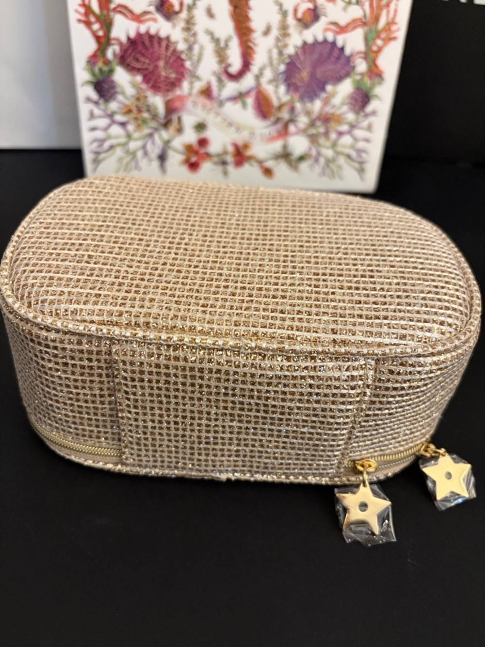Dior Gold Crystal Mesh Mini Vanity Case - Picture 3 of 4